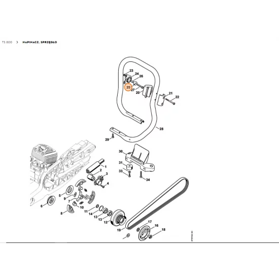 STIHL   Amortyzator 4224 703 4300